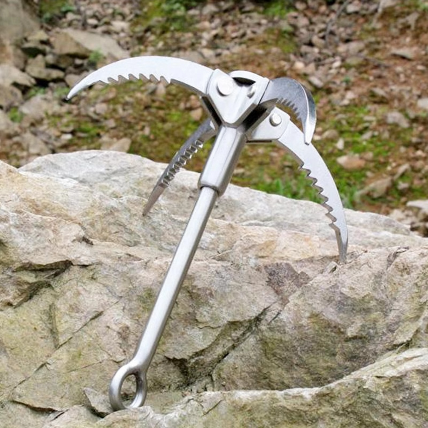 Compact Multi-Prong Grappling Hook with 250lb Strength