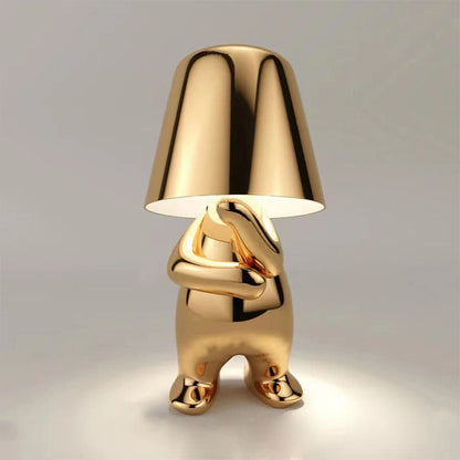 Elegant Rechargeable Table Light with Touch Control and Soft LED Illumination