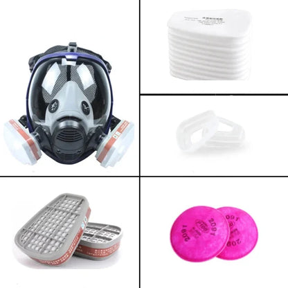 Ultimate Full-Face Safety Respirator with Anti-Fog Visor & Filters
