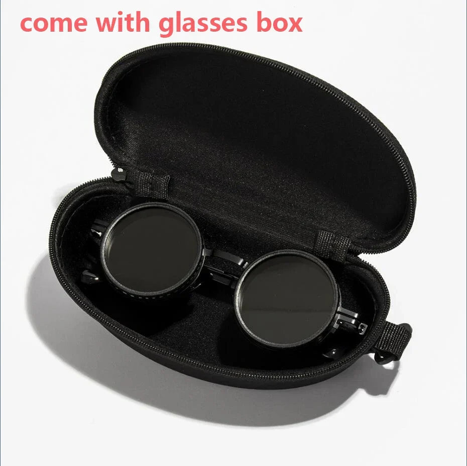 Customizable Polarized Sunglasses with Round Design and UV Defense