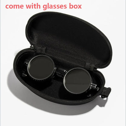 Customizable Polarized Sunglasses with Round Design and UV Defense