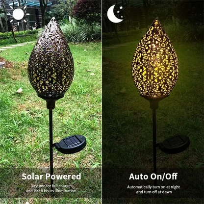 Illuminate Your Outdoors with Solar-Powered Water Drop Light