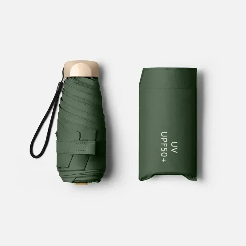 Portable Umbrella with UV Shield and Wind Resistance