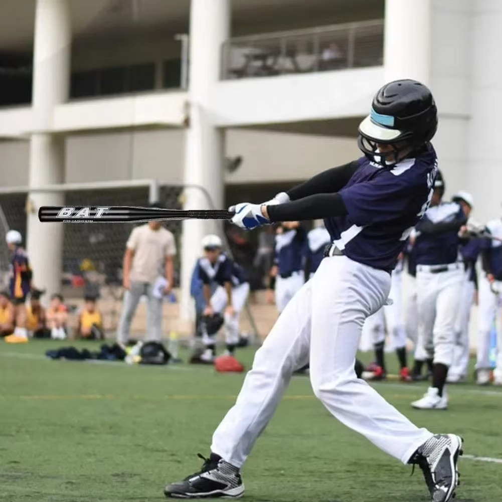 Compact Aluminum Bat with Grip for Practice and Storage
