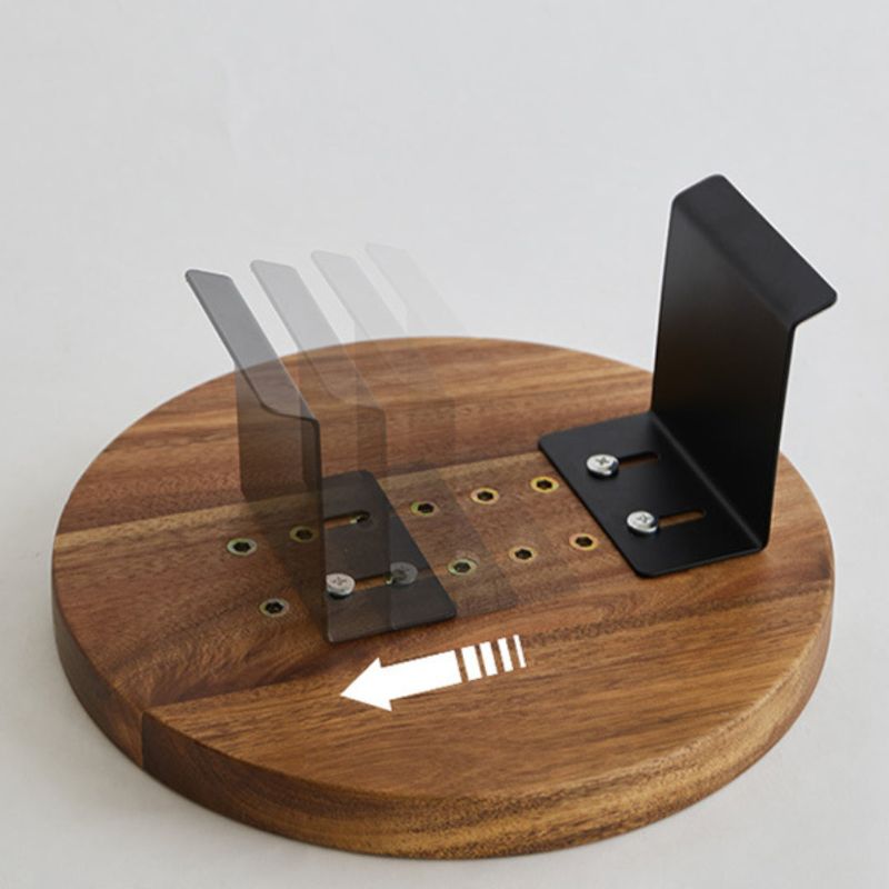 Elegant Wood Sofa Side Table with Clip-On Design