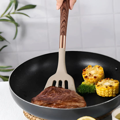 Versatile 10-Piece Silicone Cooking Utensil Collection