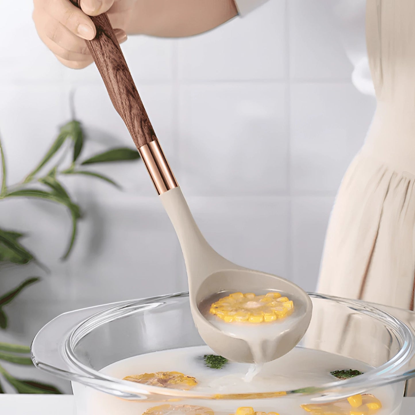 Versatile 10-Piece Silicone Cooking Utensil Collection