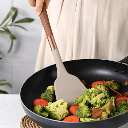 Versatile 10-Piece Silicone Cooking Utensil Collection
