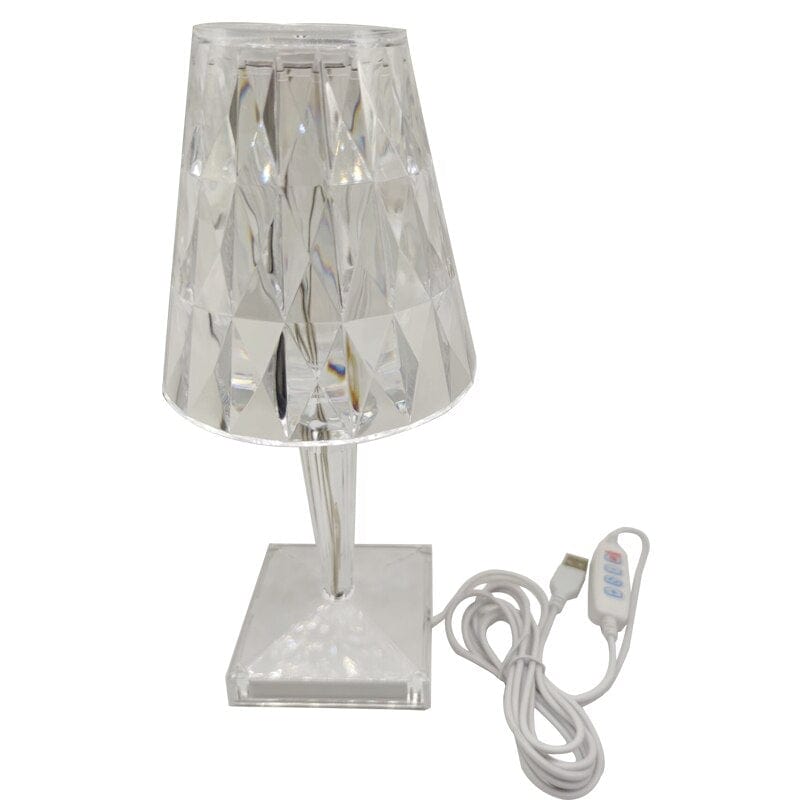 Radiant Gem Table Lamp with Chic Crystal Finish