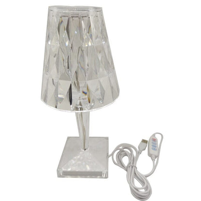 Radiant Gem Table Lamp with Chic Crystal Finish