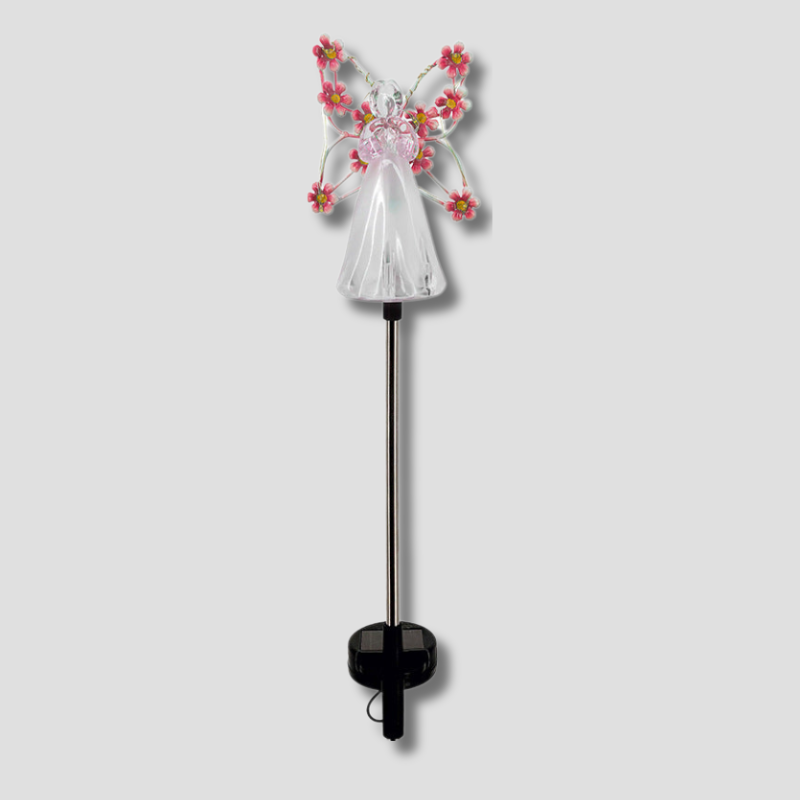 Heavenly Glow Solar Garden Light with Warm LED and Auto Activation