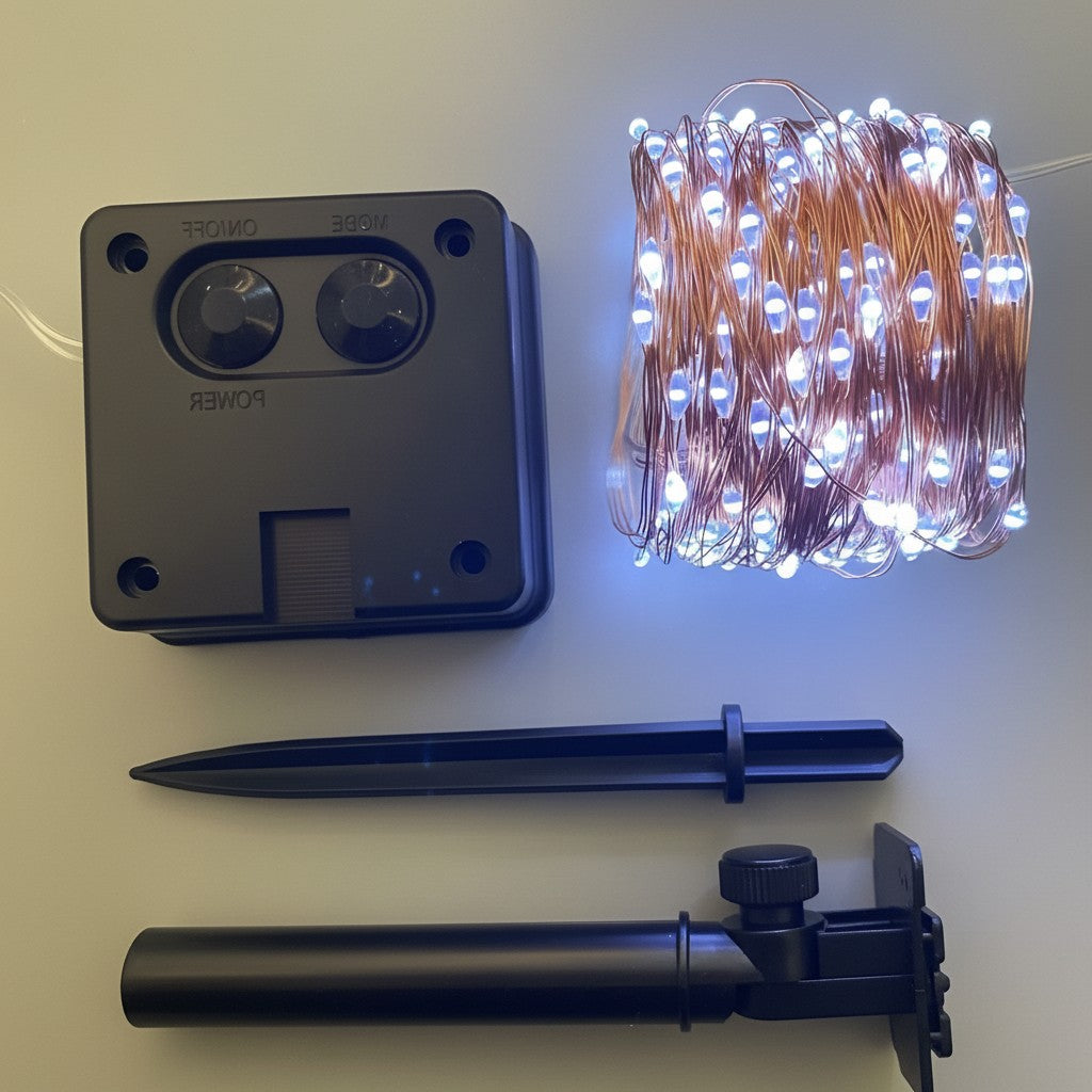 Enchanting Solar LED String Lights for Your Garden