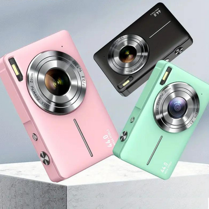 Retro-Inspired Digital Camera with 1080p Video Capture