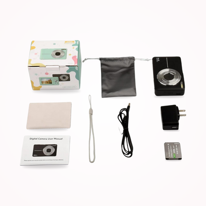 Retro-Inspired Digital Camera with 1080p Video Capture