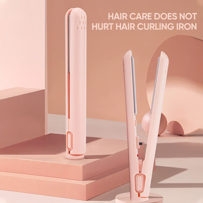 Compact Dual-Function Hair Styler with Ceramic Technology
