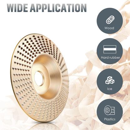 Precision Wood Shaping Disc Set for Angle Grinders