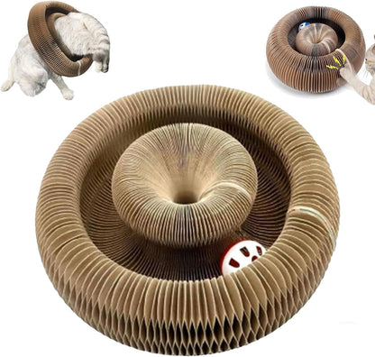 Interactive Cat Play Maze with Customizable Design and Jingle Ball