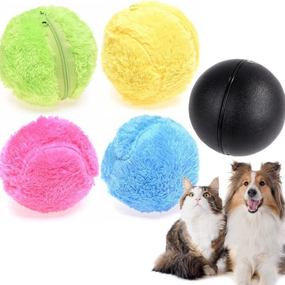 Smart Play Ball for Dogs with Motion Sensors & Easy-Clean Cover