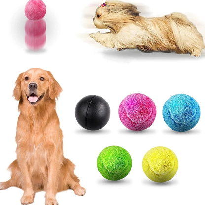 Smart Play Ball for Dogs with Motion Sensors & Easy-Clean Cover