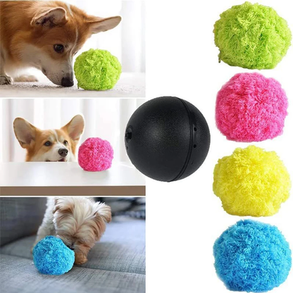 Smart Play Ball for Dogs with Motion Sensors & Easy-Clean Cover