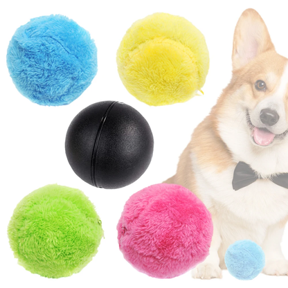 Smart Play Ball for Dogs with Motion Sensors & Easy-Clean Cover