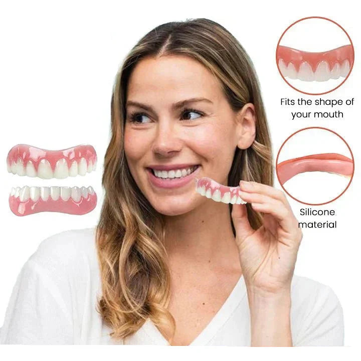 Custom-Fit Silicone Smile Enhancer for a Confident Look