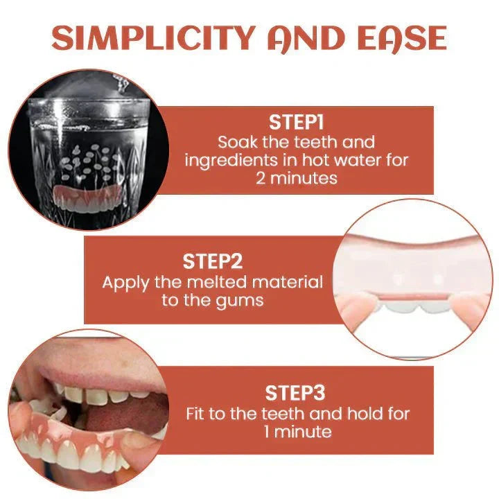 Custom-Fit Silicone Smile Enhancer for a Confident Look