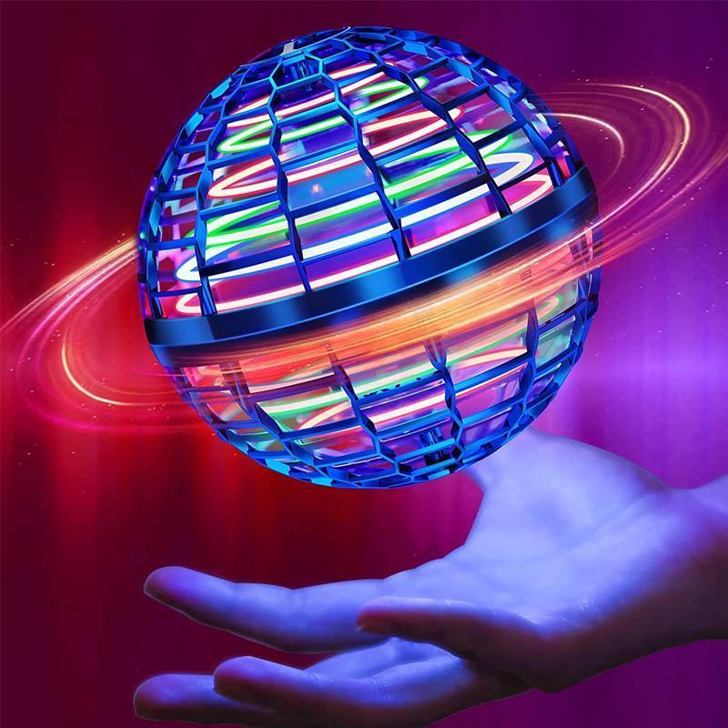 Illuminated Flying Disc with Gesture-Controlled Flight