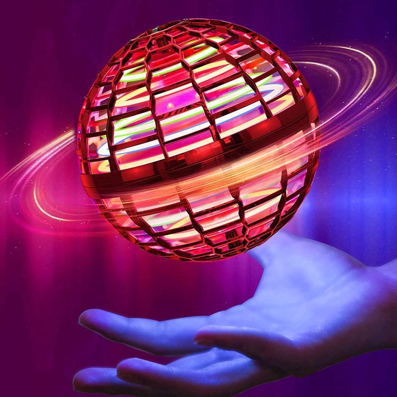 Illuminated Flying Disc with Gesture-Controlled Flight