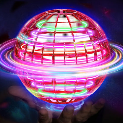 Illuminated Flying Disc with Gesture-Controlled Flight
