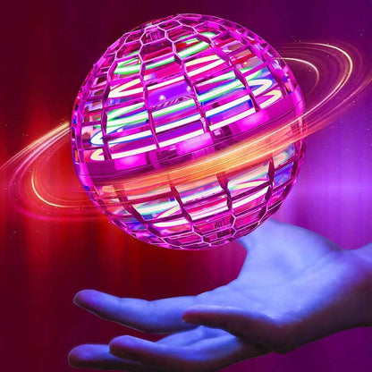 Illuminated Flying Disc with Gesture-Controlled Flight