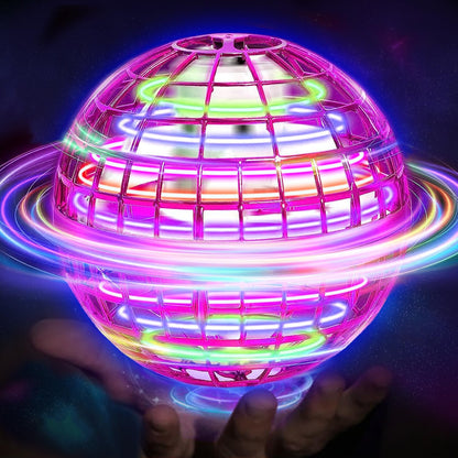Illuminated Flying Disc with Gesture-Controlled Flight