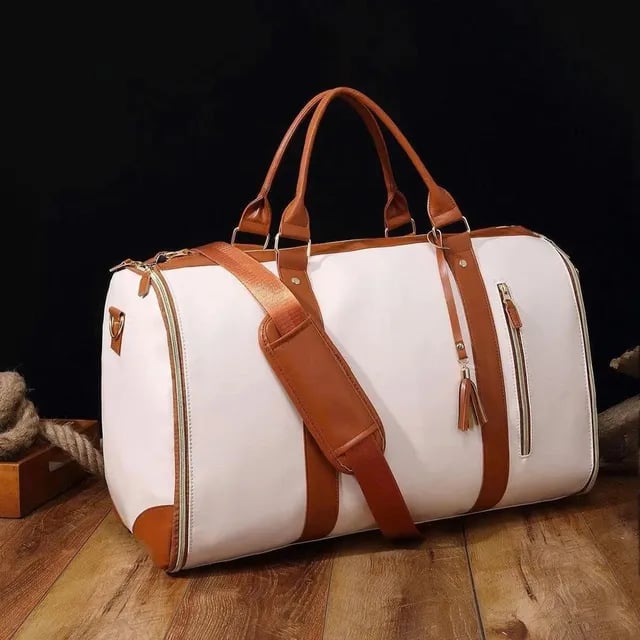 Versatile 60L Travel Duffel with Garment Organizer and Shoe Storage