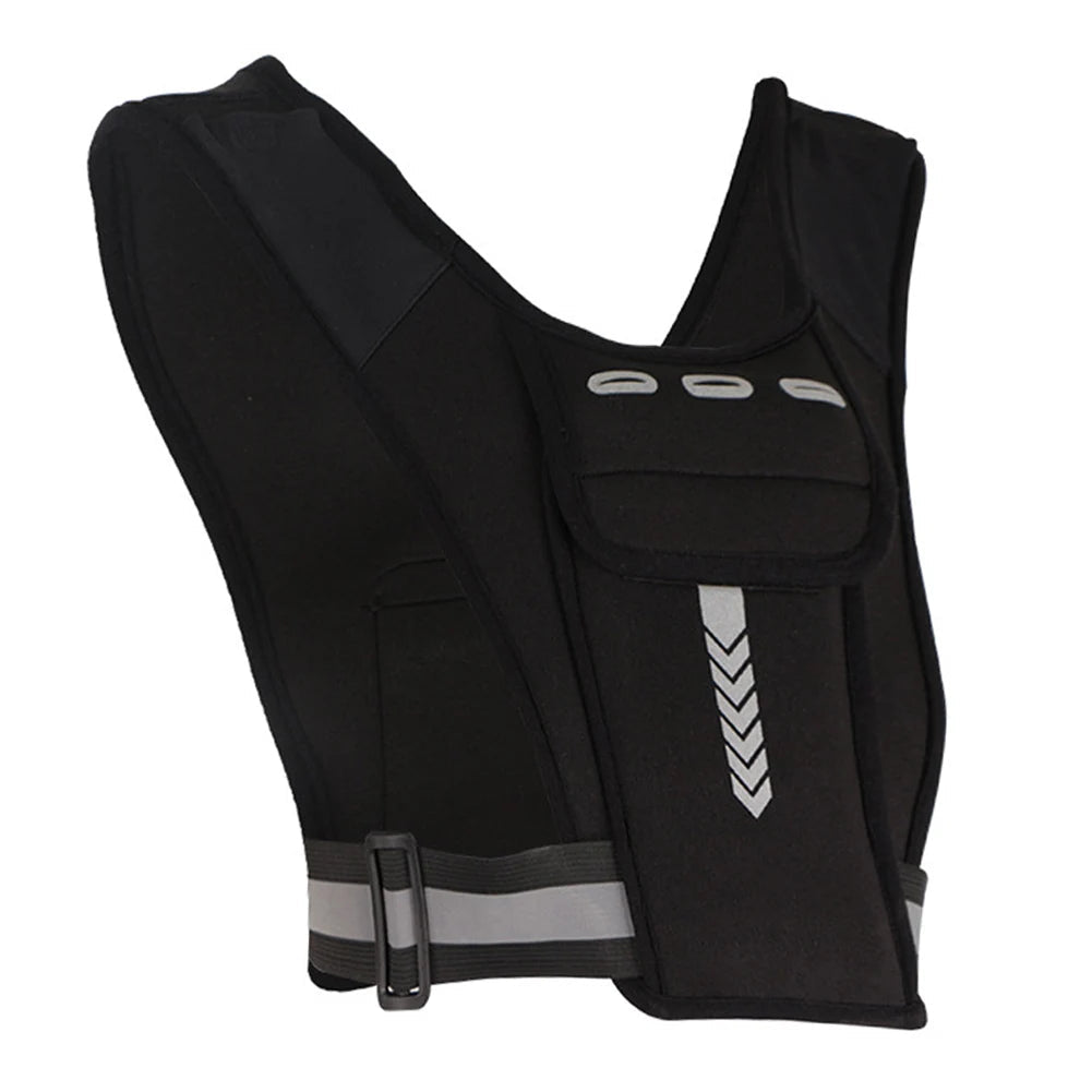 Ultimate Reflective Running Vest with Secure Phone Pocket