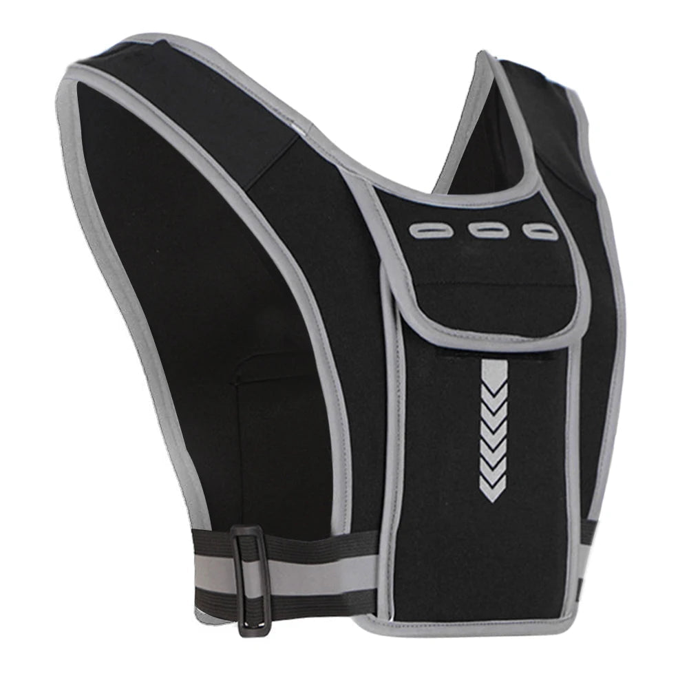 Ultimate Reflective Running Vest with Secure Phone Pocket