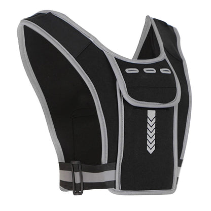 Ultimate Reflective Running Vest with Secure Phone Pocket