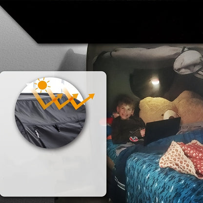 Compact Outdoor Sleeping Shelter with Zipper Closure & Bug Defense