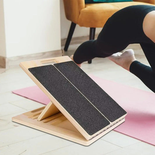 Adjustable Incline Stretch Board with Non-Slip Surface - Portable