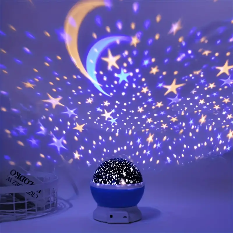 Serene Night Sky Projector with Relaxing Sounds