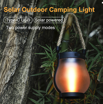 Illuminating Outdoor Lantern with Flickering Flame Effect