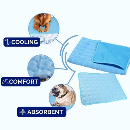 Elevated Comfort Cooling Mat for Dogs with Smart Gel Technology