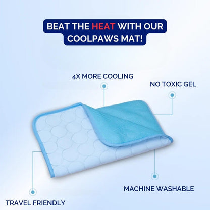 Elevated Comfort Cooling Mat for Dogs with Smart Gel Technology