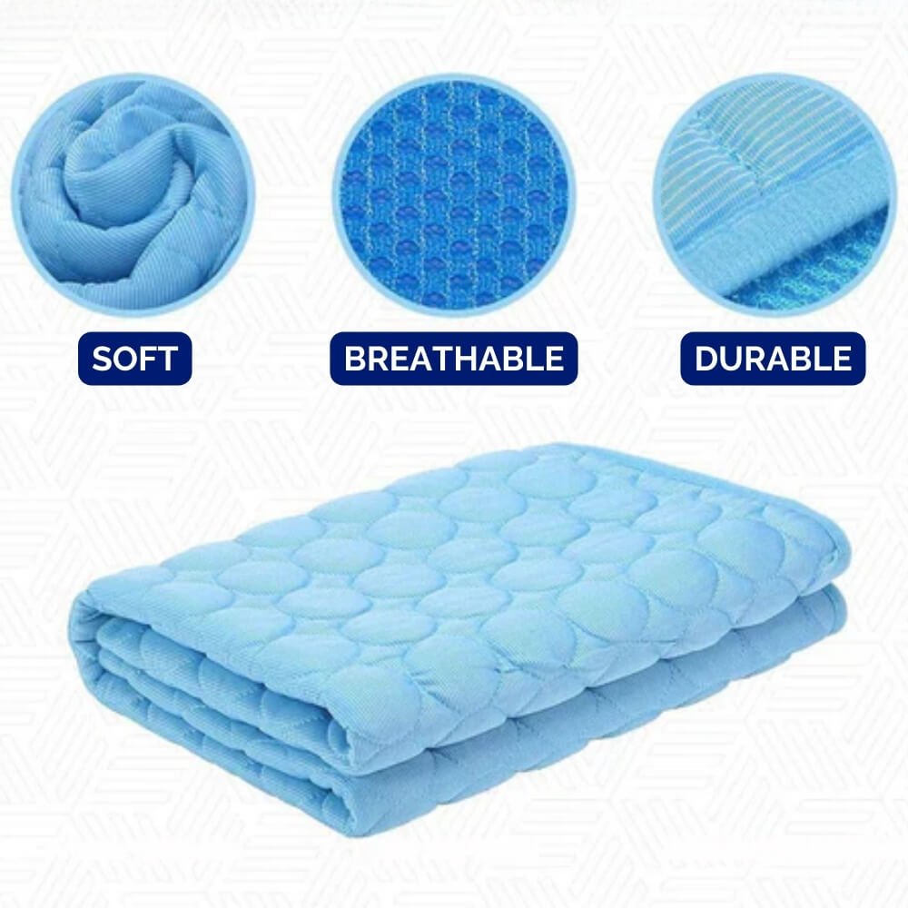 Elevated Comfort Cooling Mat for Dogs with Smart Gel Technology