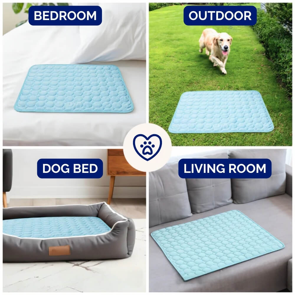 Elevated Comfort Cooling Mat for Dogs with Smart Gel Technology