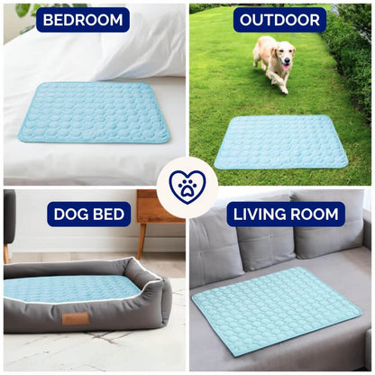 Elevated Comfort Cooling Mat for Dogs with Smart Gel Technology