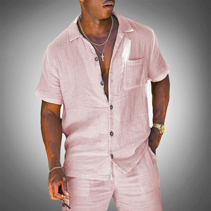 Men's Lightweight Linen Ensemble for Effortless Style