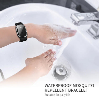 Smart Ultrasonic Insect Shield Bracelet with 3 Modes & 130-Hour Power
