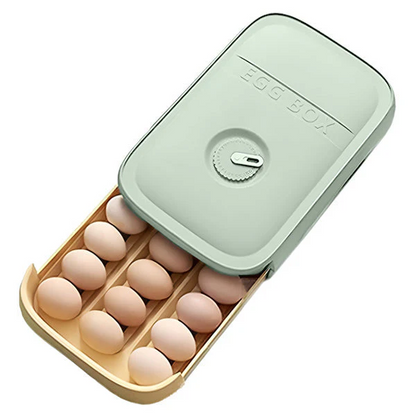 Organized Egg Keeper with Freshness Tracker