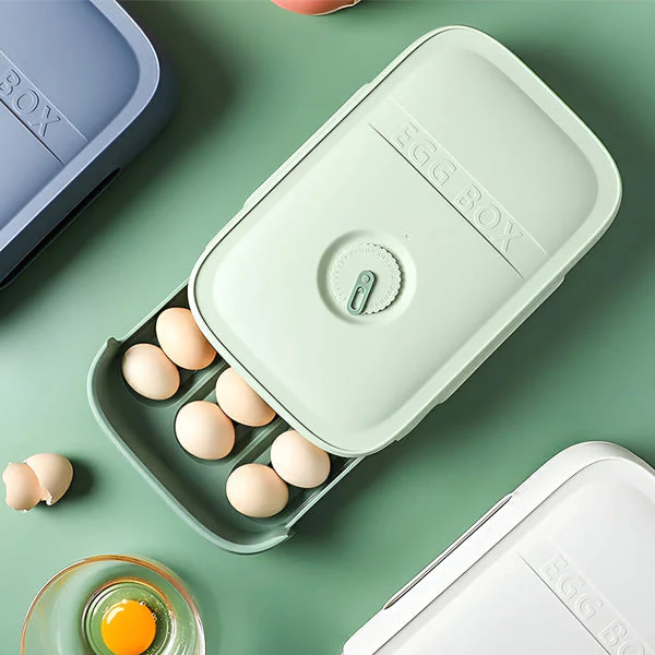 Organized Egg Keeper with Freshness Tracker