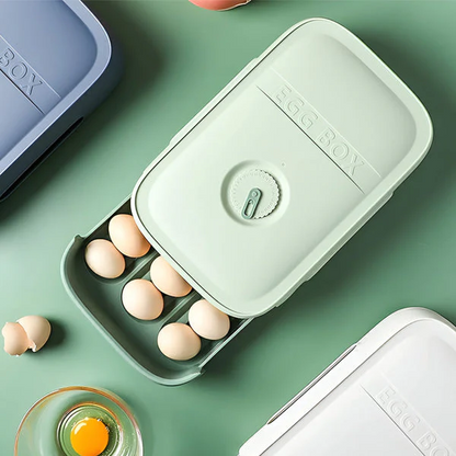 Organized Egg Keeper with Freshness Tracker
